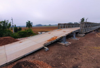 A infraestrutura original caiu com a força das águas em 30 de abril - Foto: Divulgação Rota de Santa Maria