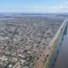 Imagem aérea do bairro Mathias Velho, em Canoas. Crédito: Mauricio Tonetto / Secom