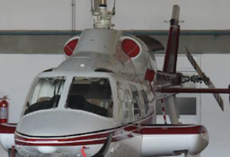 Helicóptero avaliado em quase R$ 2,6 milhões é destaque na concorrência. Foto: Divulgação / Seplag