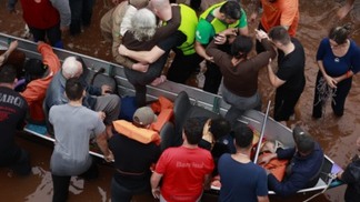 Imagem da enchente em  Canoas. Foto: Divulgação/Prefeitura de Canoas 