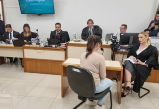 Imagem do momento do julgamento. Foto: Divulgação/MPRS