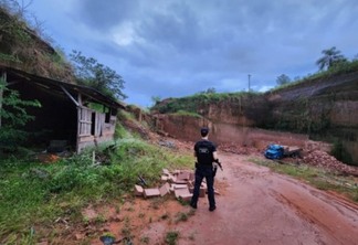 Operação aconteceu em uma pedreira clandestina em Taquara. Foto: Divulgação/Polícia Civil 
