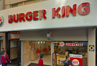 Filial do Burger King na rua dos Andradas. Foto: Google StreetView/Reprodução