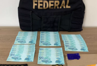Ao todo, foram encontradas 30 cédulas falsas de R$ 100 reais. Foto: Divulgação/PF