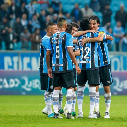 Partida entre Gremio e Bahia foi disputada na Arena. Foto: Lucas Uebel/Grêmio FBPA