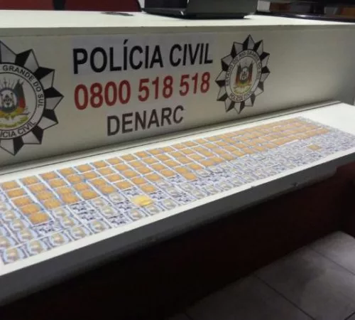 Droga foi apreendida em Caxias do Sul. Foto: Polícia Civil/Divulgação