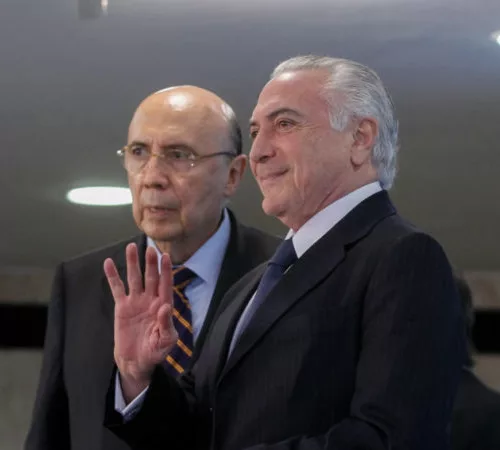 Ministro da Fazenda Henrique Meirelles e presidente Michel Temer. Foto: Beto Barata/PR (Arquivo)