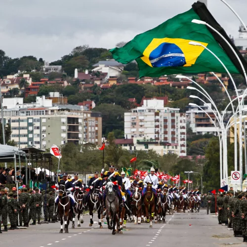 Avenida Edvaldo Pereira Paiva, junto ao parque Marinha do Brasil. Foto: Joel Vargas/PMPA