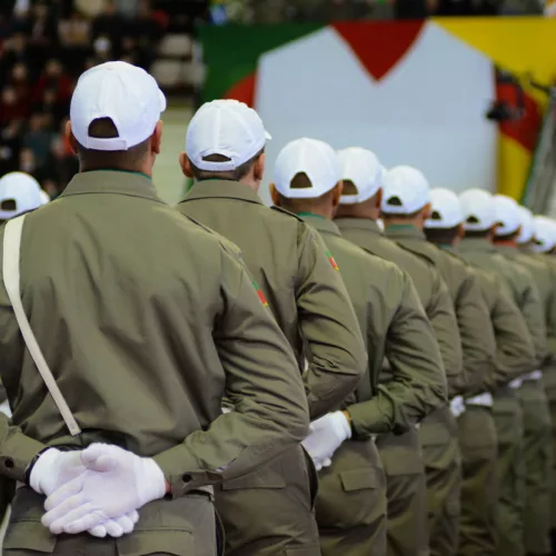 Formatura de novos soldados da Brigada Militar. Foto: Rodrigo Ziebell / SSP