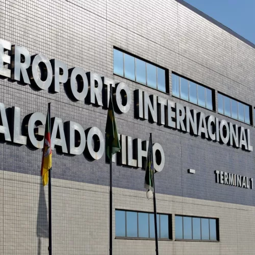 Aeroporto Internacional Salgado Filho, em Porto Alegre. Foto: Leandro Osório/Especial Palácio Piratini (Arquivo)