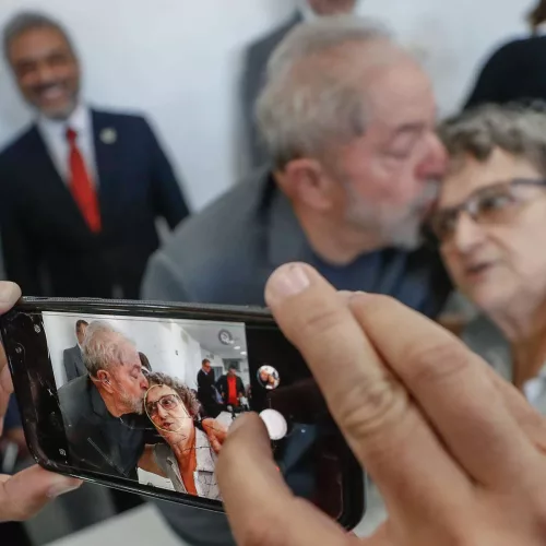 Ex-presidente Lula visita a Universidade Federal de Santa Maria. Foto Foto: Ricardo Stuckert