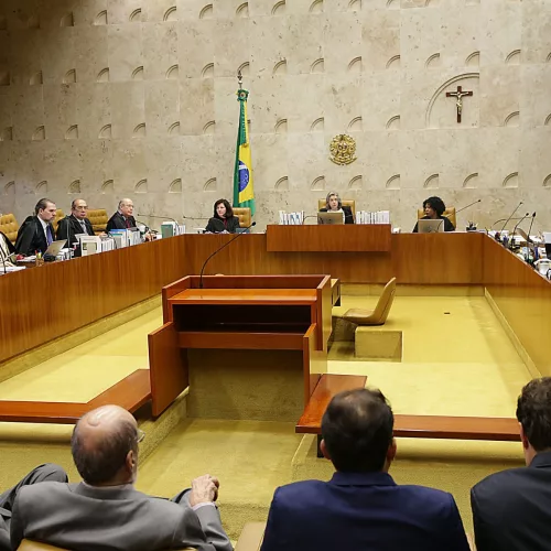 Sessão STF para julgar o habeas corpus no qual a defesa do ex-presidente Lula tenta impedir eventual prisão. Foto: Antonio Cruz/Agência Brasil