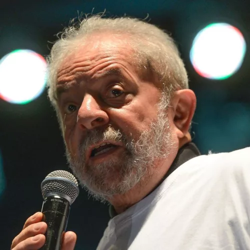 Ex-presidente Lula, em discurso no Rio de Janeiro. Foto: Fernando Frazão/ Arquivo / Agência Brasil