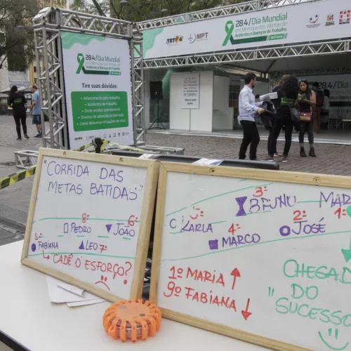 Dado foi divulgado em evento alusivo ao Abril Verde, no Largo Glênio Peres. Foto: Cristine Rochol/PMPA