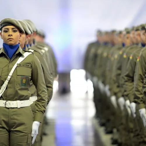 Dos 506 novos soldados, 121 são mulheres. Foto: Dani Barcellos/Palácio Piratini