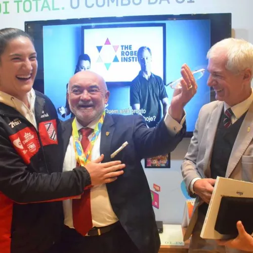 Mayra Aguiar, Eurico Teles e Carlos Wuppel. Foto: Divulgação