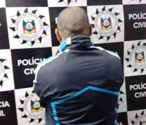  Homem de 39 anos foi preso pela Polícia Civil. Foto: Polícia Civil/Divulgação