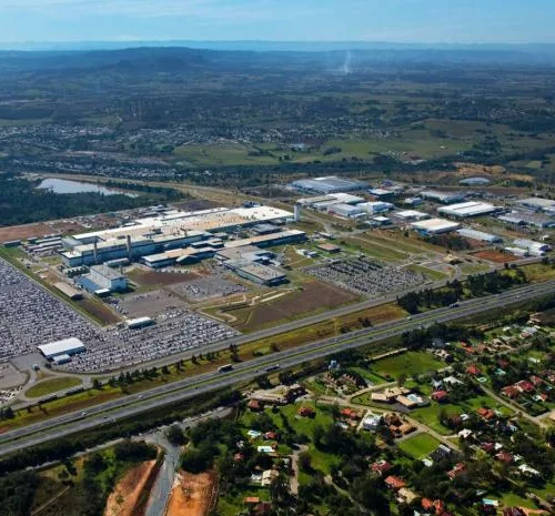 Imagem aérea do  complexo de Gravataí. Foto: Divulgação/GM