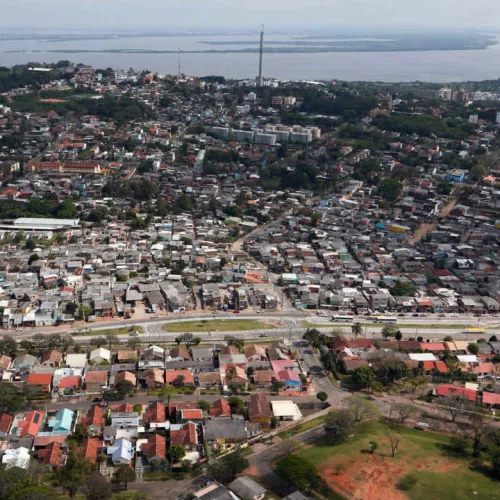 Obras da avenida Tronco têm previsão de retomada. Foto: Luciano Lanes/PMPA