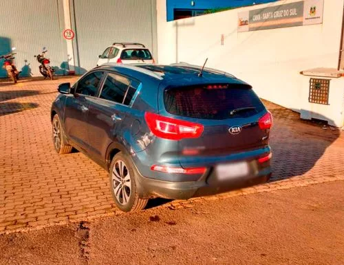 Kia Sportage que teria sido roubado em Porto Alegre em março de 2016. Foto: Polícia Civil/Divulgação