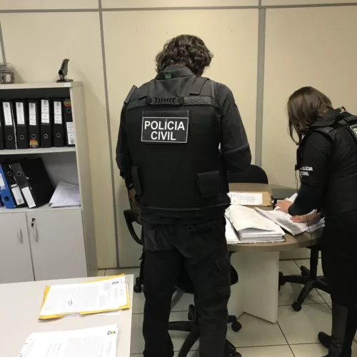 Ação envolveu 84 policiais em diferentes cidades envolvidas no esquema. Foto: Divulgação/Polícia Civil