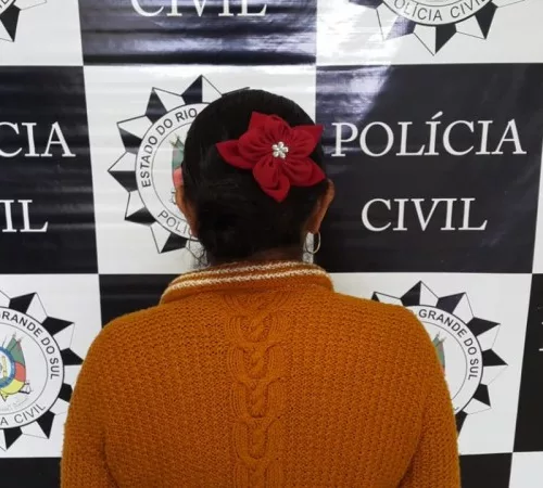  Ela é suspeita de integrar um grupo criminoso que transportava drogas do Paraná para Erechim. Foto: Polícia Civil/Divulgação
