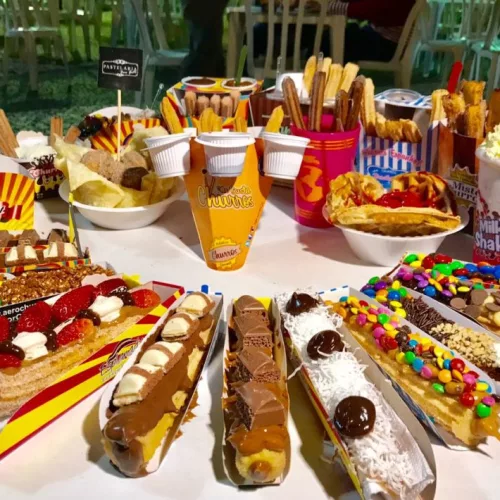 Além de churros e coxinha, haverá outras opções de doces, salgados e bebidas. Foto: Divulgação