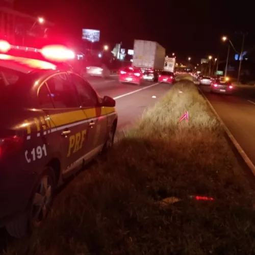  O acidente ocorreu nas proximidades do Viaduto da Unisinos. Foto: Divulgação/PRF