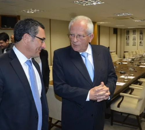 José Paulo Cairoli teve reunião com o ministro da Fazenda nesta terça-feira, em Brasília. (Foto: Marcelo Ermel/GVG)