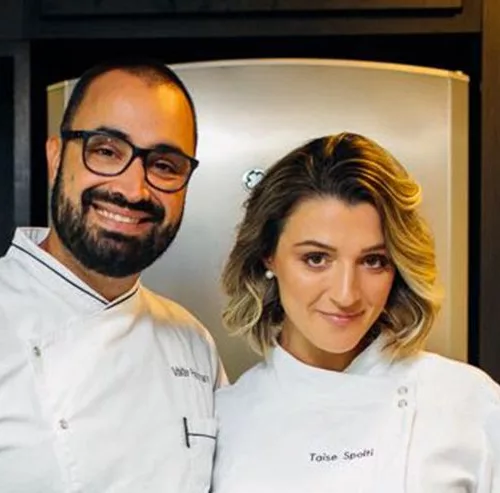 Os ex-masterchefs Valter e Taise irão ministrar um workshop em Porto Alegre. Foto: Divulgação