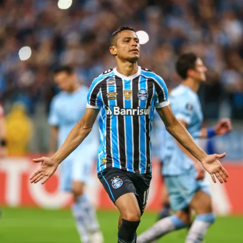 O Grêmio goleou o Atlético Tucumán com autoridade. Foto: Lucas Uebel/Divulgação