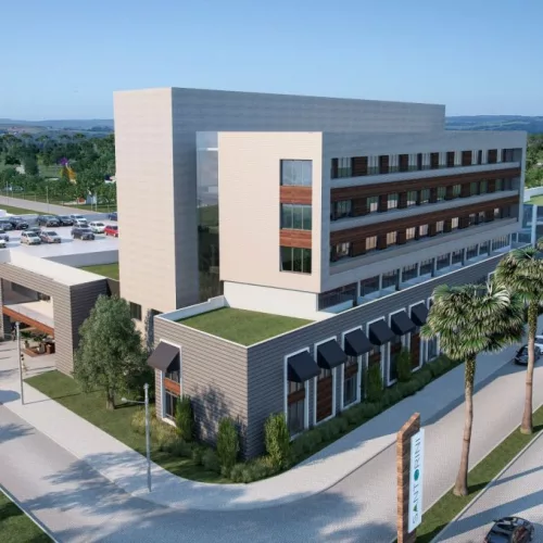 O Centro Clínico LifeDay contará com 70 consultórios integrados à estrutura do Hospital e do Centro de Diagnóstico e de Tratamento. Foto: Divulgação