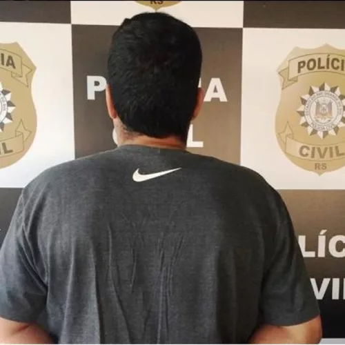 Havia a suspeita de que ele pudesse estar escondido no Uruguai. Foto: Divulgação/Polícia Civil 