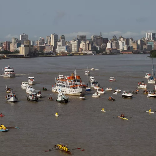Festa e Procissão de Nossa Senhora dos Navegantes pelo Guaíba. Foto: Maria Ana Krack/PMPA