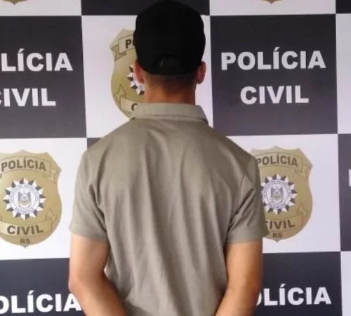 Homem não teve a identidade divulgada. Foto: Divulgação/Policia Civil 
