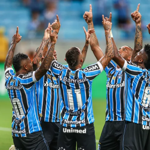 Com o resultado, o Grêmio segue na liderança do campeonato, com 10 pontos. Foto: Lucas Uebel/Divulgação