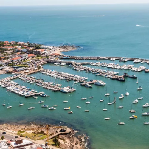 Vista área de Punta Del Este. Foto:Leonardo  Corre/Ministério de Turismo do Uruguai
