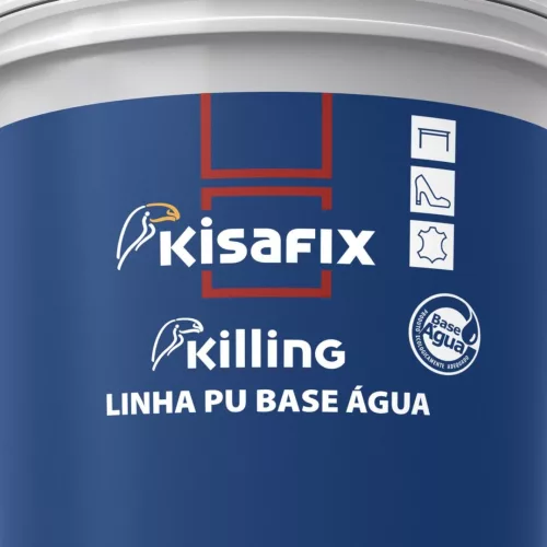 O Kisafix PU 14001 SM3, adesivo base água de formulação exclusiva, é destaque do mix que será apresentado pela marca na maior feira do setor da América Latina. Foto: Divulgação


