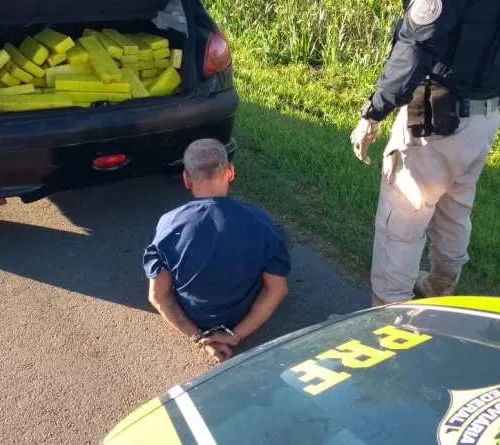 Veículo havia sido furtado em Estância Velha. Foto: Divulgação/PRF