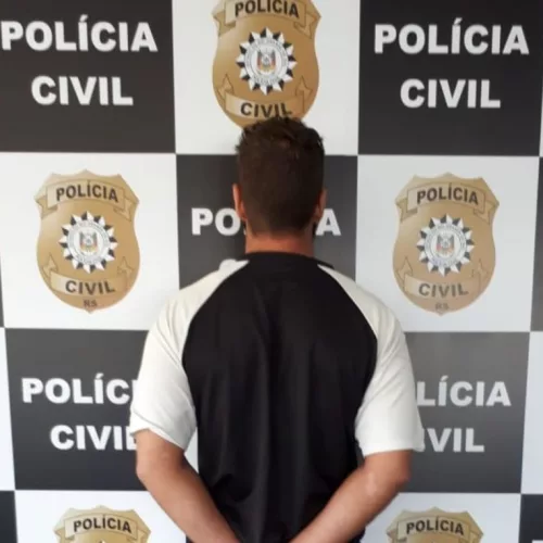 Homem não teve a identidade divulgada. Foto: Divulgação/Polícia Civil