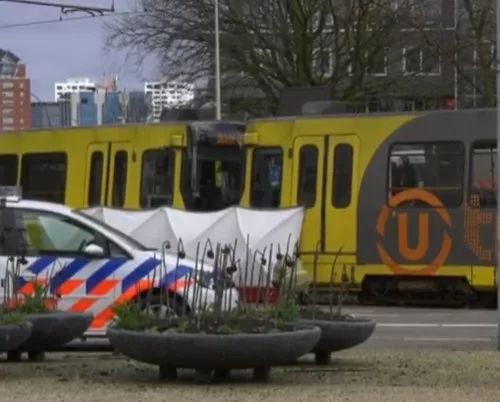 Local do ataque terrorista em Utrecht, Países Baixos. Crédito: reprodução de TV / Sky News