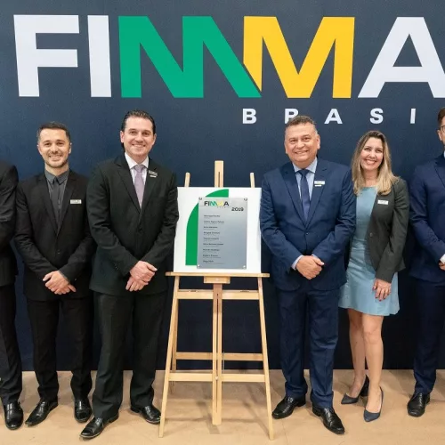 Diretoria FIMMA Brasil 2019 com presidente Movergs. Foto: Carlos Ferrari/Divulgação