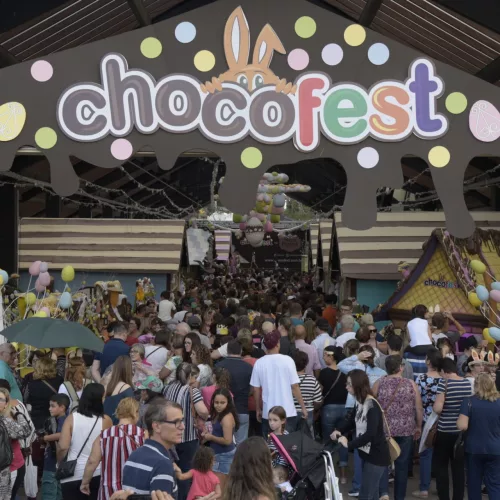 O Chocofest na Magia da Páscoa oferece centenas de atrações gratuitas. Foto: Rafael Cavalli/Divulgação