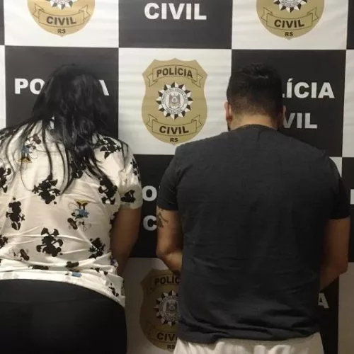 A dupla foi presa preventivamente. Foto: Divulgação/Polícia Civil