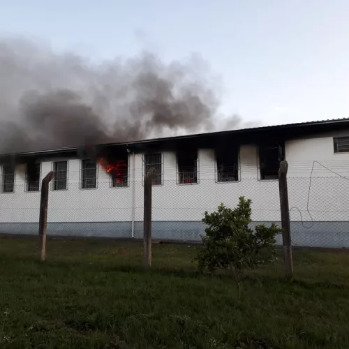 Detentos avisaram sobre o incêndio no local. Foto: Divulgação/Susepe 