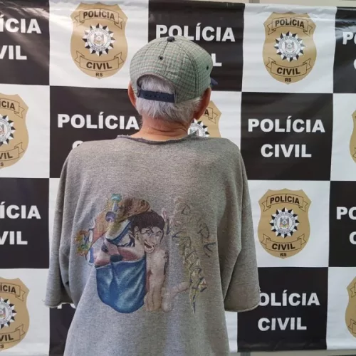 A identidade do idoso não foi divulgada. Foto: Divulgação/ Polícia Civil 