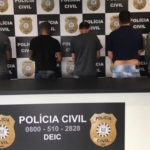 Os donos dos estabelecimentos comerciais foram presos em flagrante pelo crime de furto. Foto: Divulgação/Polícia Civil