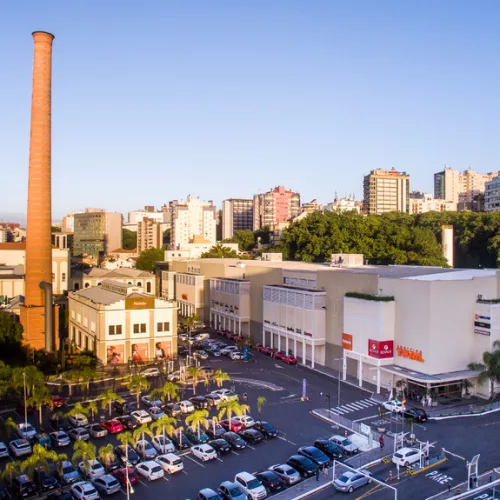 Vista aérea do Shopping Total. Foto: Emmanuel Denaui/Divulgação