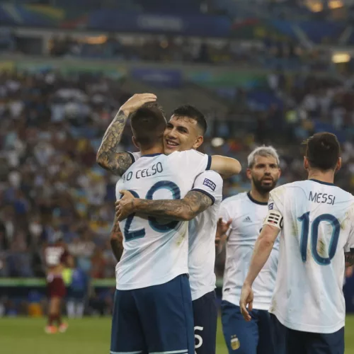 Argentina e Venezuela disputam quartas de final da Copa América Brasil 2019 no Maracanã, Rio de Janeiro. Foto: Fernando Frazão / Agência Brasil