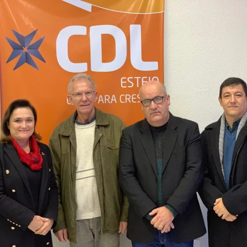 A formalização da parceria aconteceu durante café da manhã na sede da CDL em Esteio. Foto: Divulgação